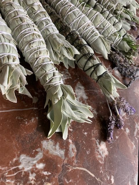 Wildcrafted Large White Sage with Lavender and Rosemary