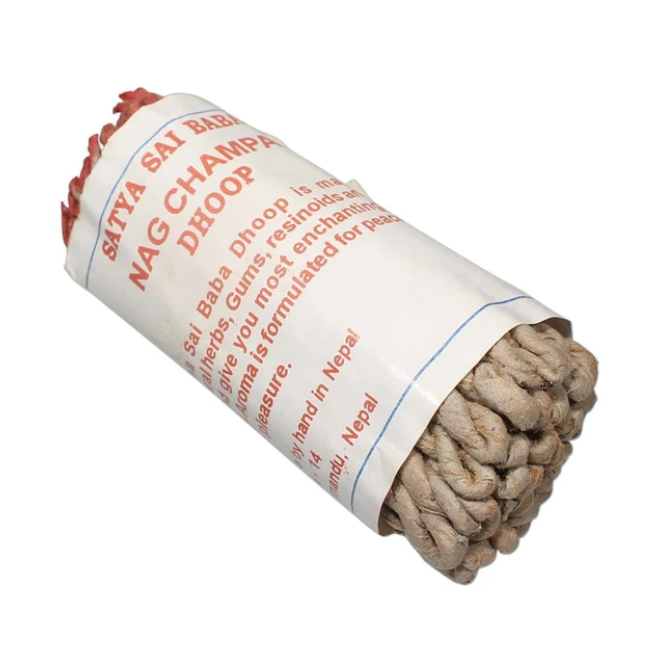 Nepali Sai Baba Nag Champa Dhoop Rope Incense