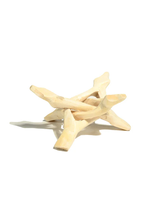 Wooden Cobra Tripod Stand for Smudge Bowl