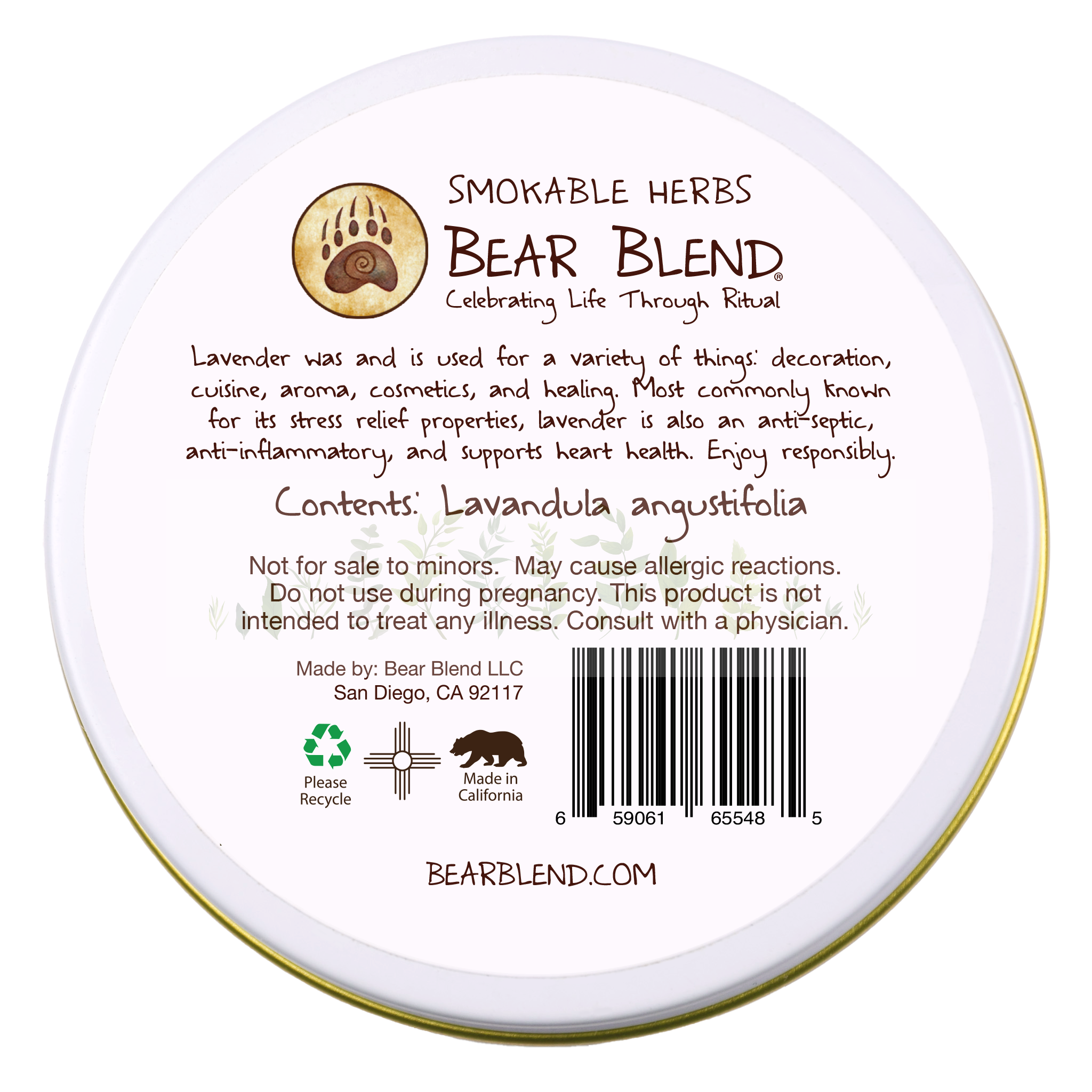 Peppermint — Smokable Herbs - Bear Blend