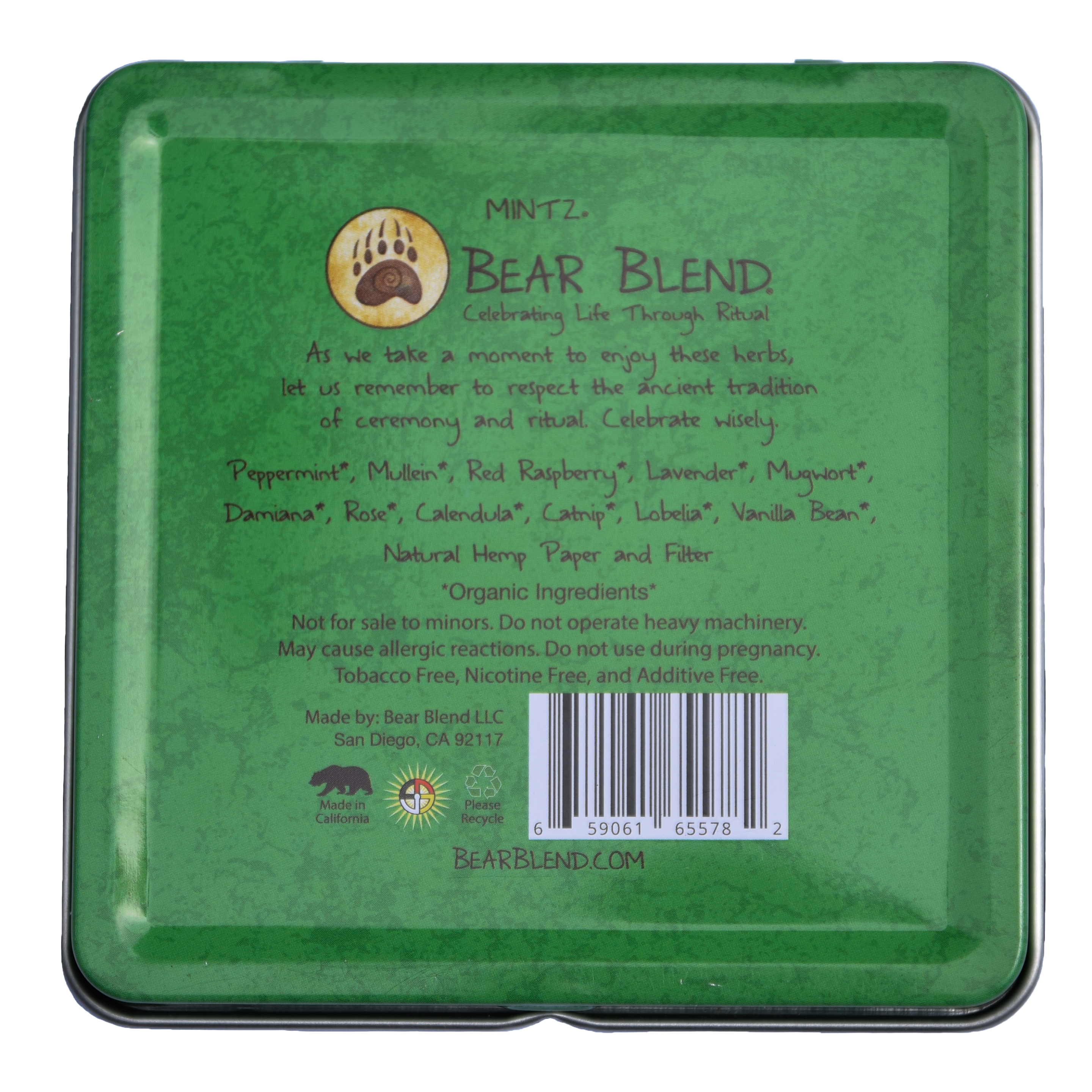  Bear Blend Organics Moon Herbal Ceremonial Blend 22g - Herbal  Smoking Blend - Smokable Herbs - Herbal Tea - Herbal Cigarettes - Herbal  Smoke Blend : Health & Household