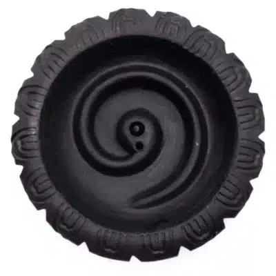 Spiral Design Clay Rope Incense Burner